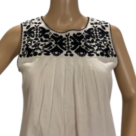 Banana Republic Silk Embroidered Top - Picture 2 of 6